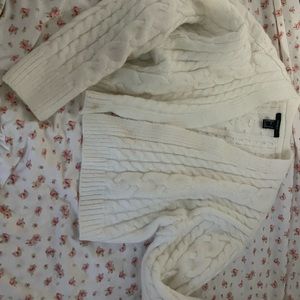 Cute small white Forever 21 jacket